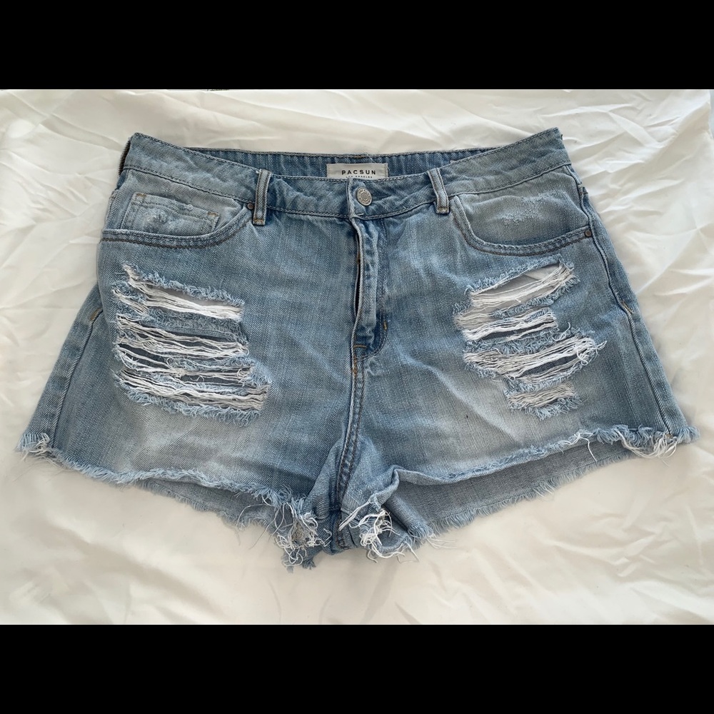 PacSun High-Waisted Jean Shorts